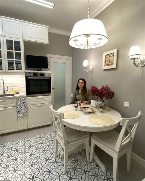 Pin by Инна on Home | Small apartment kitchen, Kitchen plans, Home kitchens