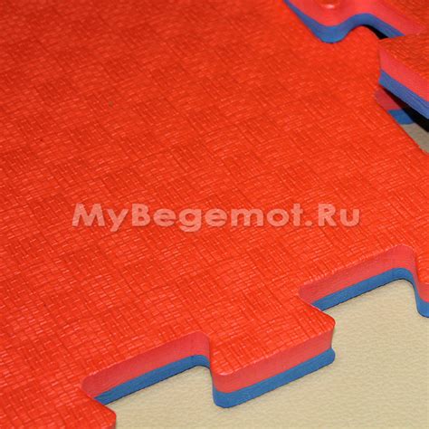 Будо-маты, спортивные маты ЭВА "ECO" 100х100x2 см, красно-синие ...