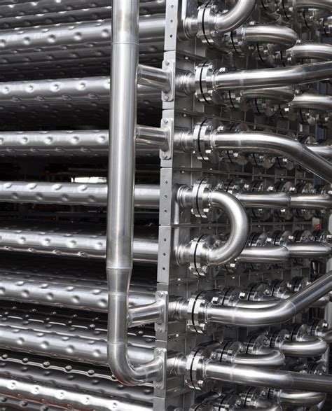 Industrial Monotube Double Pipe Heat Exchangers Dimpleflo Technology