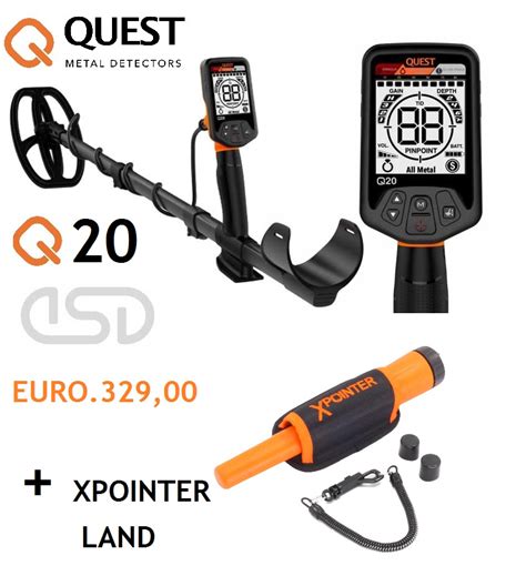 QUEST Q20+XPOINTER LAND | SECURDET * E-DETECTOR