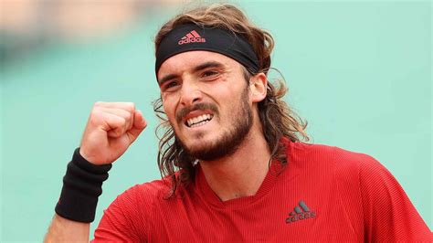 Hot Shot Tsitsipas Moves Clear With Sensational Volley Youtube