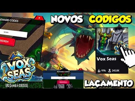 Todos Os Códigos De Blox Seas - SAIU!! TODOS OS CÓDIGOS ATIVOS DO NOVO BLOX SEAS DO ROBLOX! (VOX SEAS ...
