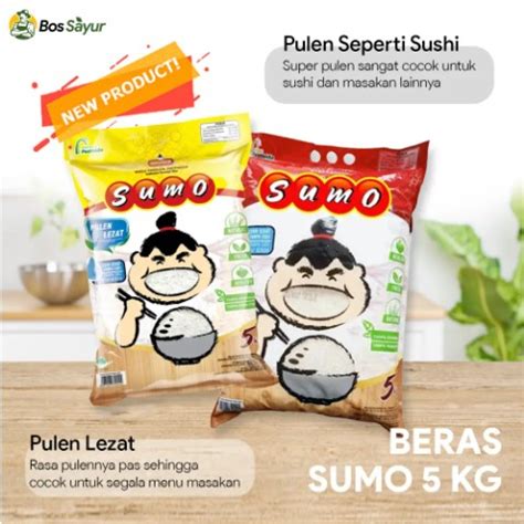 Jual Beras Sumo Merah Kuning Hijau Kg Pack Shopee Indonesia