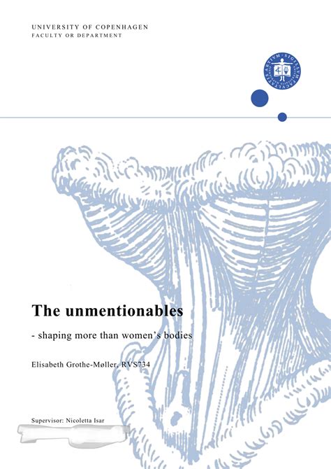 Pdf The Unmentionable How Does Visual Representations Of Underwear