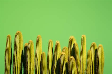 Premium Photo Green Saguaro Cactus Design Element