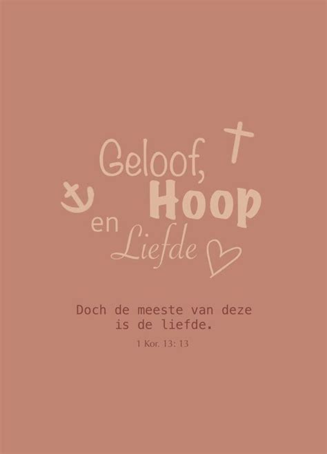 Geloof Hoop En Liefde Miss Hittepetit