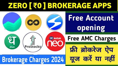 Zero Brokerage Demat Account Best Demat Account With Zero Brokerage