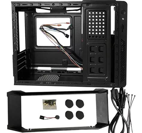 Funda Para Ordenador Micro Atx CPU Escritorio Oficina Color Negro