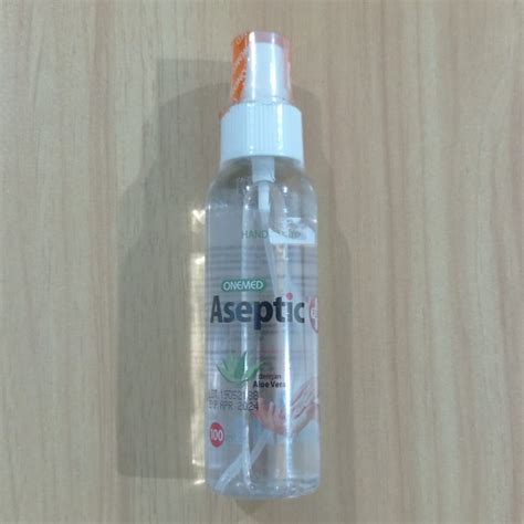 Jual Hand Sanitizer Aseptic Plus Cair Spray 100 Ml Shopee Indonesia