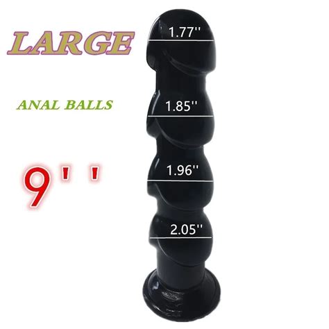 Gro E Realistische Dildo Erotische Kugel Anal Butt Plug Strap Auf Gro