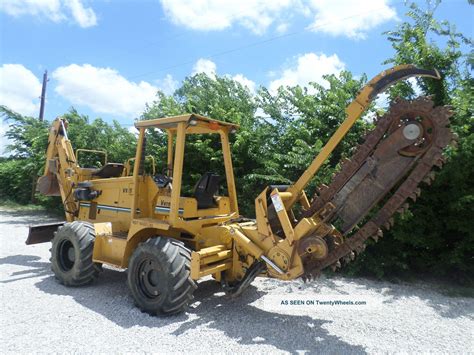 03 Vermeer 8550a Trencher With Backhoe