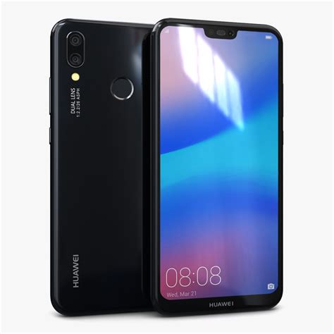 Huawei P20 Midnight Black Modelo 3d 39 3ds Fbx Max Obj Free3d