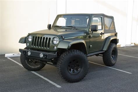 Jeep Green Metallic Two Door Jeep Wrangler Jeep Wrangler Rubicon Jeep