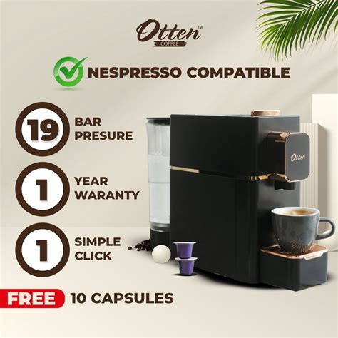 Jual Otten O Veloce Capsule Coffee Machine Mesin Kopi Kapsul Black