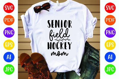 Senior Field Hockey Mom Graphic By Graphixee Creative Fabrica