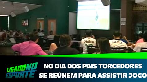 No dia dos Pais torcedores se reúnem em bares de Rio Preto para