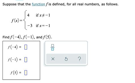 Solved Suppose That The Function F Is Defined For All Real Chegg