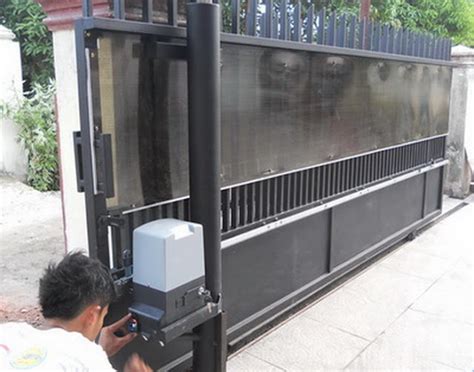 SMART PINTU BESI PRESS Mesin Pagar Otomatis Gerbang Otomatis Remote