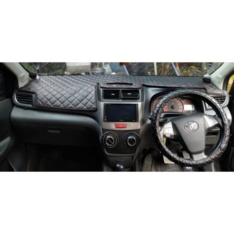 Jual COVER DASHBOARD MOBIL KULIT MOTIF WAJIK PREMIUM ALL NEW AVANZA