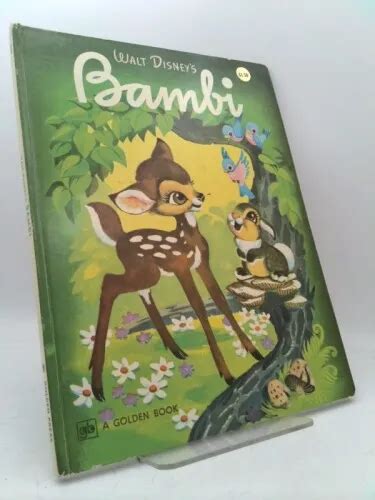 A BIG GOLDEN BOOK WALT DISNEYS CLASSIC BAMBI By WALT DISNEY PRODUCTIONS