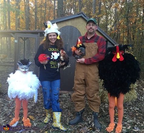 Crazy Chicken Family Costume | Easy DIY Costumes