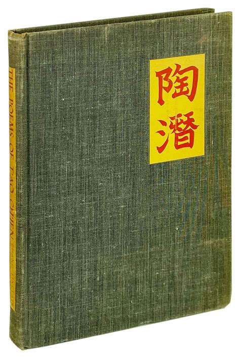 The Poems Of T Ao Ch Ien By T Ao Ch Ien Alt Spelling Tao Qian Lily