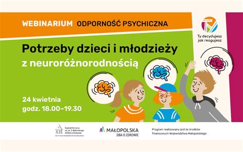 Potrzeby dzieci i młodzieży z neuroróżnorodnością Webinarium dla