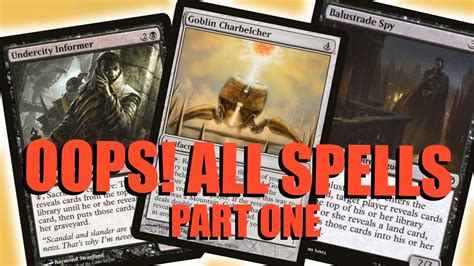 Oops All Spells Part One EASY Turn 3 Kills MODERN MTG YouTube