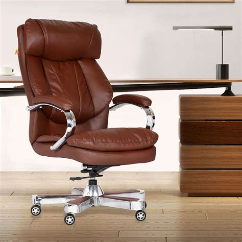 Da Urban Manchester High Back Office Revolving Chair Brown At Rs 8614