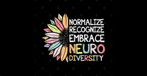 Embrace Neurodiversity Rainbow Sunflower Neurodiversity Tapestry Teepublic