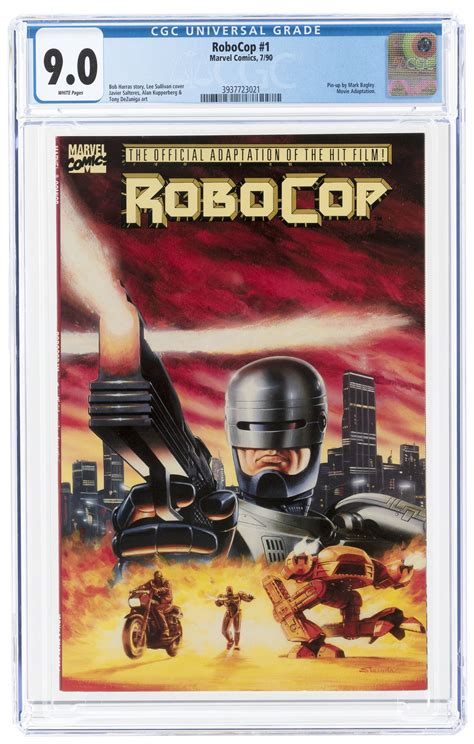 Hake's - ROBOCOP #1 JULY 1990 CGC 9.0 VF/NM.