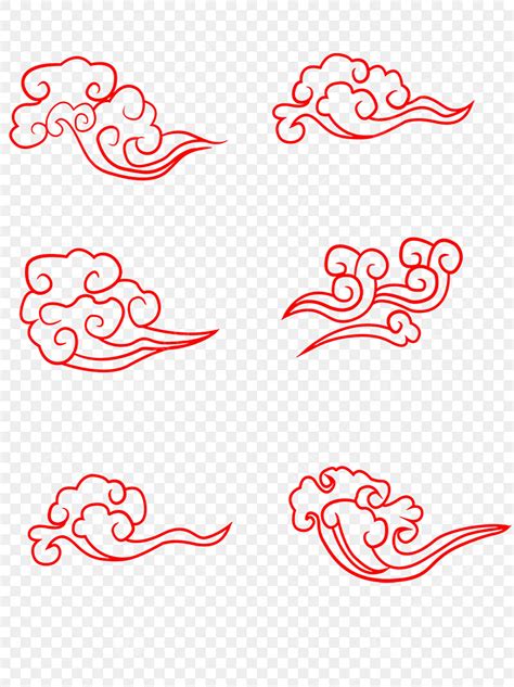 Auspicious Clouds Vector PNG Images Chinese Wind Vector Auspicious