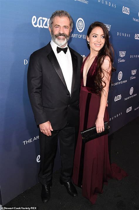 Mel Gibson 63 And Girlfriend Rosalind Ross 28 Attend A Charity Gala