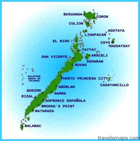 Map of Palawan - TravelsMaps.Com