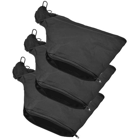 Saw Dust Bag Black Dust Collector Bag With Zipper And Wire Stand For 255 Model Miter Saw 3pcs