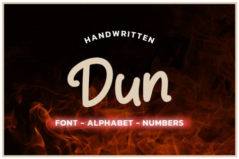 Dun Font Aplhabet Graphic By Fromporto Creative Fabrica