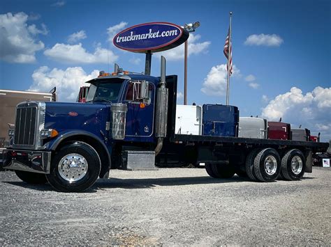 2002 Peterbilt 379 Flatbed Truck 575602 Truck Market