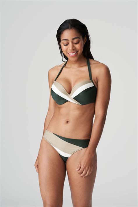 Bikini Verde Con Relleno Unas Con Descuento Bikini Con Relleno