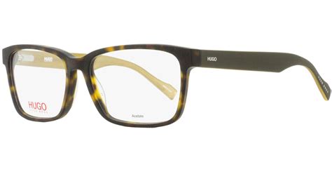 Boss By Hugo Boss Eyeglasses Hg 0182 Matte Havanasand 55mm In Black For Men Lyst