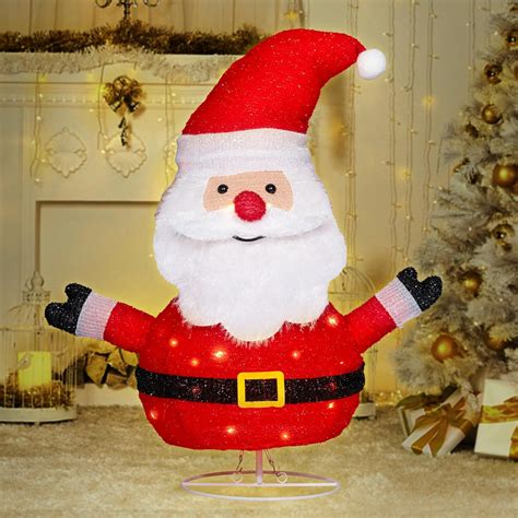 Amazon VCUTEKA Lighted Christmas Outdoor Decorations 2FT Santa