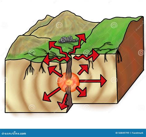 Earthquake Fault Diagram