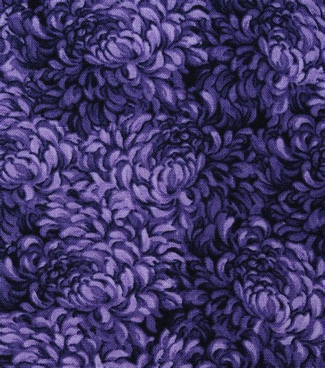 Keepsake Calico Cotton Fabric Purple Packed Petals Joann