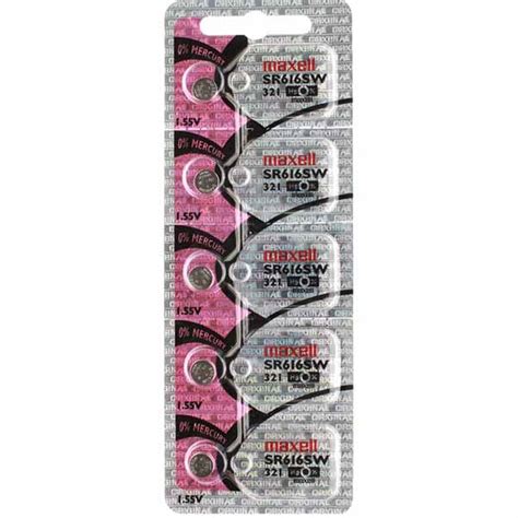 X Maxell Watch Batteries Mercury Equivalent Sr Sw Battery