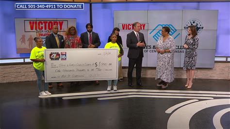 The Martin Luther King Jr Commission Donates To Kark And Fox 16 Victory