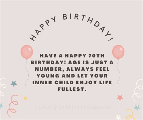 Congratulation Messages For 70th Birthday Best Congratulation Messages