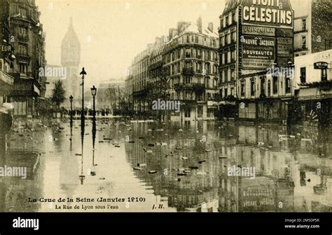 Flood In Paris Inondations De Paris En Janvier Crue De La