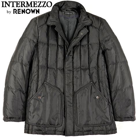 【目立った傷や汚れなし】相場価格￥53000 美品 レナウン Intermezzo インターメッツォ 撥水シェル ダウンジャケット 黒