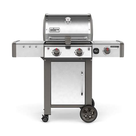 Weber Genesis II LX S 240 Stainless Steel 2 Natural Gas Grill With 1