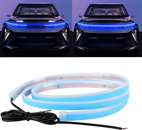 Teguangmei Tira de luces LED para el exterior del capó del automóvil