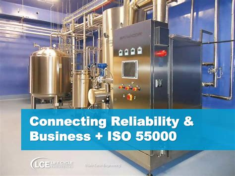 Connecting Reliability Business ISO 55000 Framework PPT